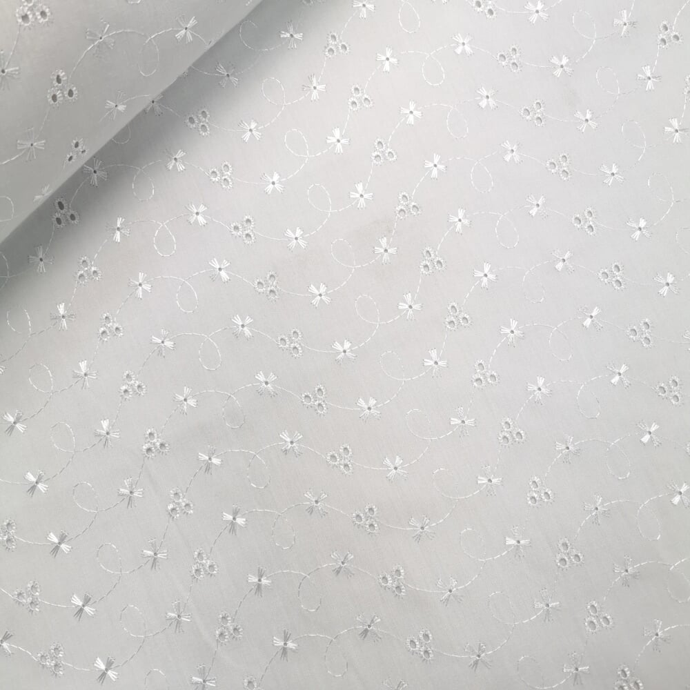 Broderie Anglaise Singlet White